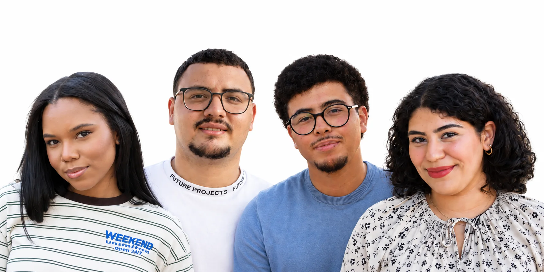 Johhanna, Yasim, Saber e Hiba, protagonistas reales de la campaña Soy como tú